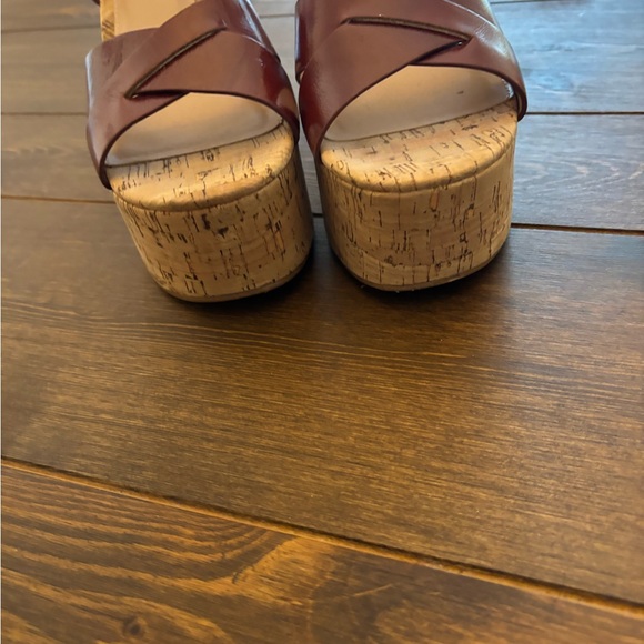 Steve Madden Brava Platform Sandal in Burgundy Brown Women’s size 7.5 - Picture 6 of 9